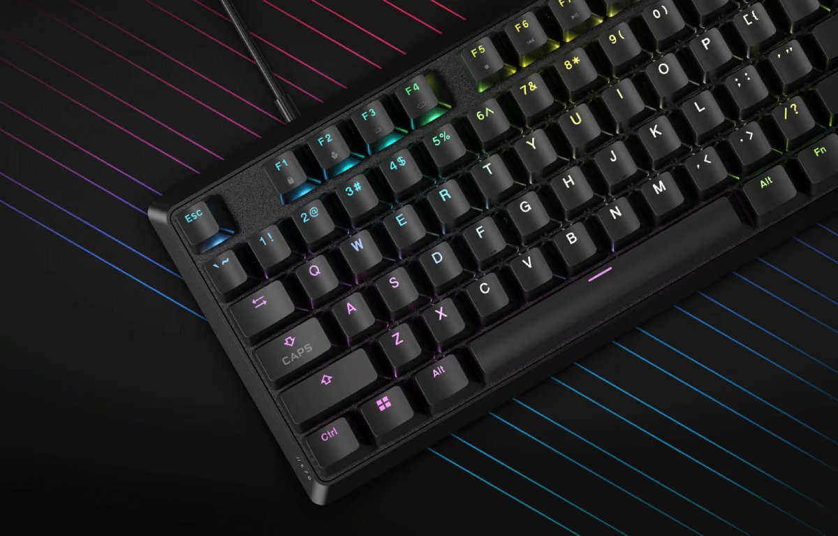 Klawiatura CORSAIR K70 Core materiał trwałość kolor