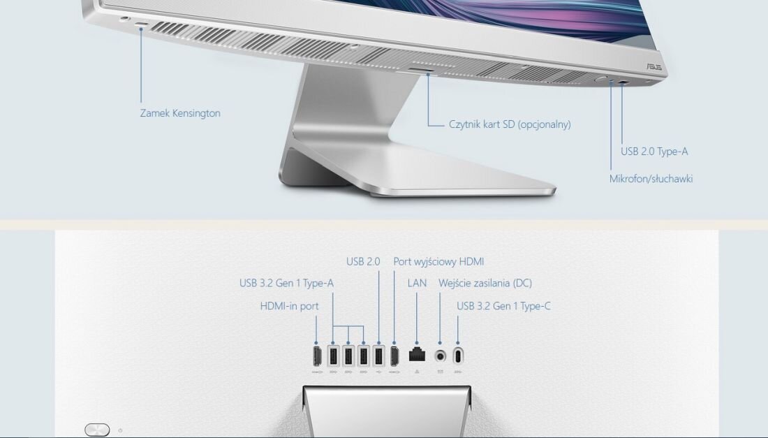 Komputer ASUS ExpertCenter E3402WBAK - HDMI