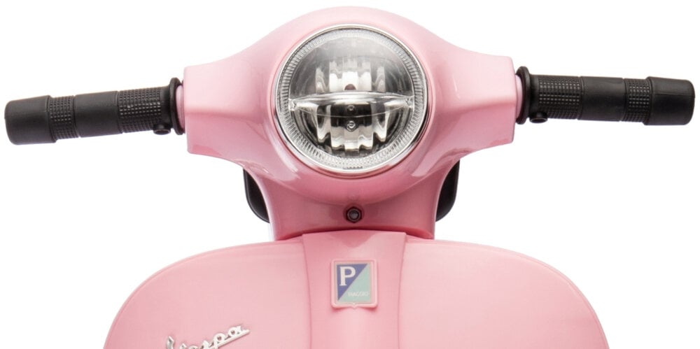 Motorek elektryczny SUN BABY Scooter Vespa Różowy wieksze bezpieczenstwo przednie oswietlenie LED