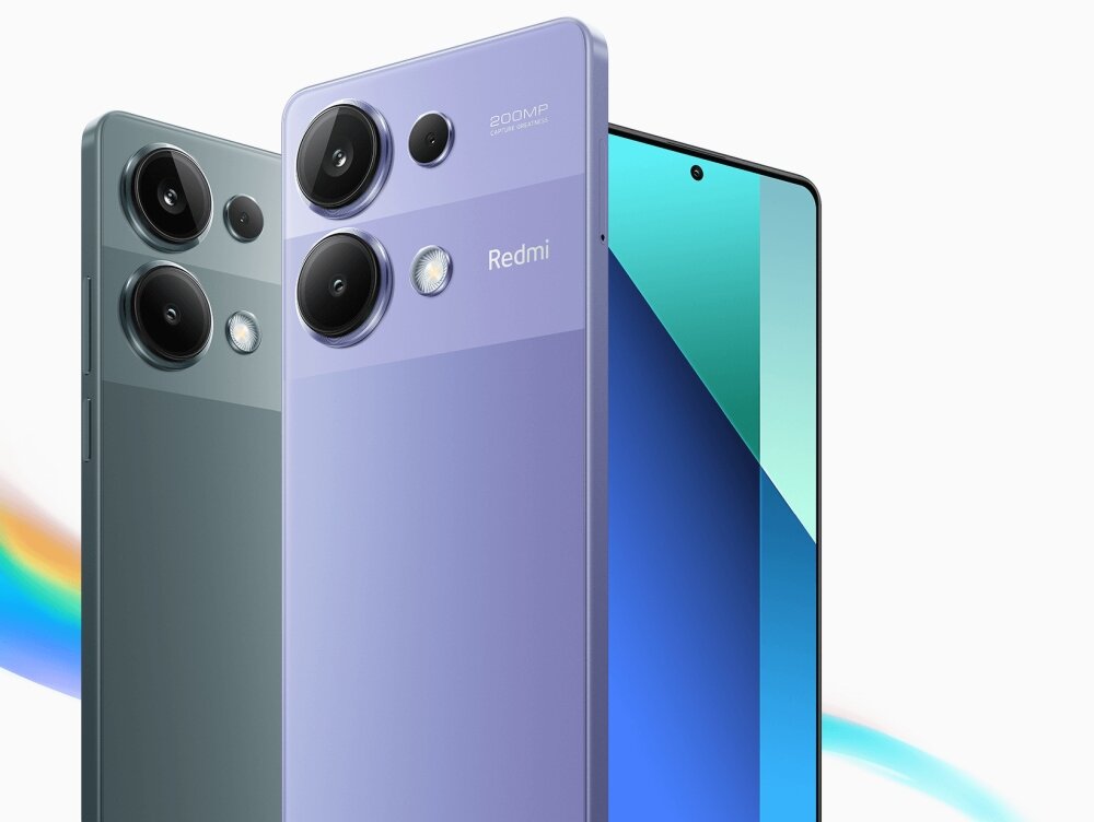 Smartfon XIAOMI Redmi Note 13  ekran bateria aparat procesor ram pamięć pojemność rozdzielczość zdjęcia filmy opis dane cechy blokady system łączność wifi bluetooth obudowa szkło odporność porty muzyka transfer sieć przekątna matryca waga czujniki oled amoled ips