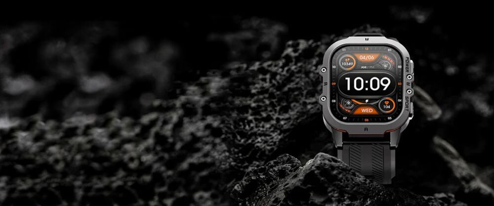 Smartwatch OUKITEL BT20   ekran bateria czujniki zdrowie sport pasek ładowanie pojemność rozdzielczość łączność sterowanie krew puls rozmowy smartfon aplikacja 