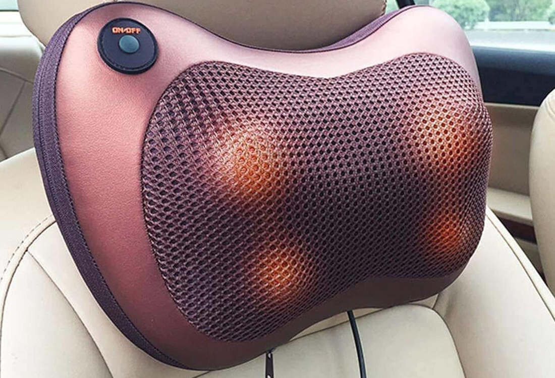 Masażer do karku EXTRALINK Smart Life Massage Pillow wysoka jakość komfort wygoda długotrwałe użytkowanie delikatna tkanina