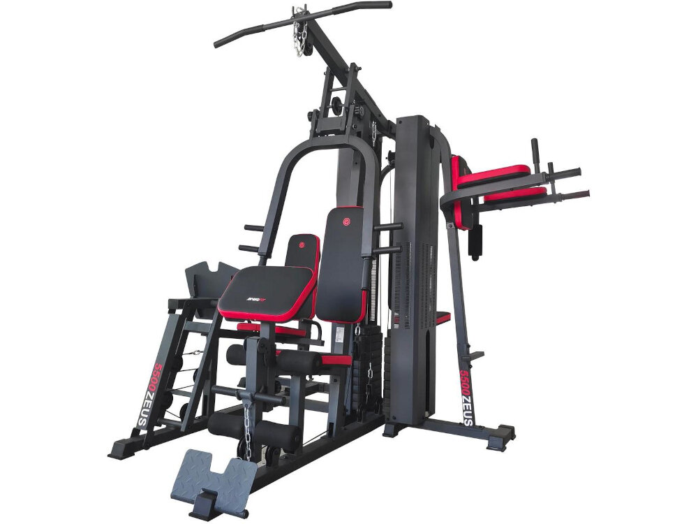 Atlas DS FITNESS DS632S z malowanej proszkowo stali z trwalego tworzywa sztucznego odpornosc na intensywne uzytkowanie obciazenie do 300 kg stos wagowy o wadze 86,60 kg dla poczatkujacych dla zaawansowanych uzytkownikow