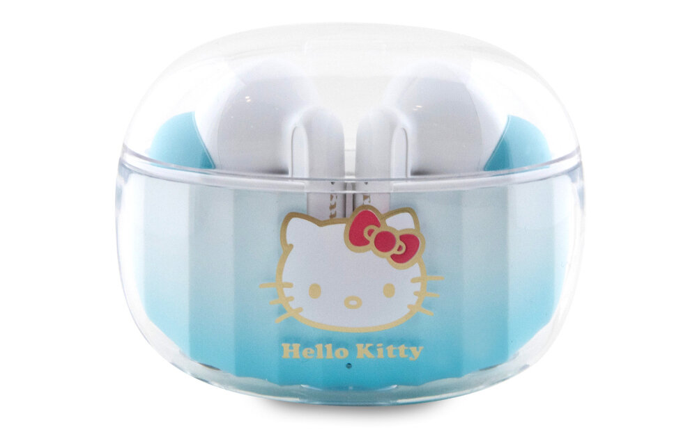 Słuchawki dokanałowe HELLO KITTY Kitty Head Logo bluetooth połączenie zasięg stabilność