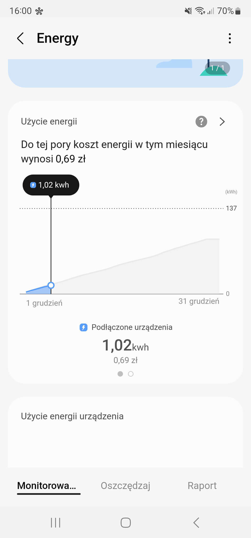 kontrola kosztów energii