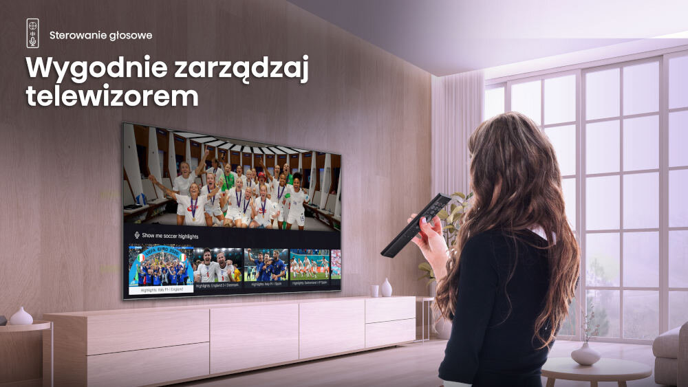 telewizor HISENSE 55U6NQ - Sterowanie głosowe