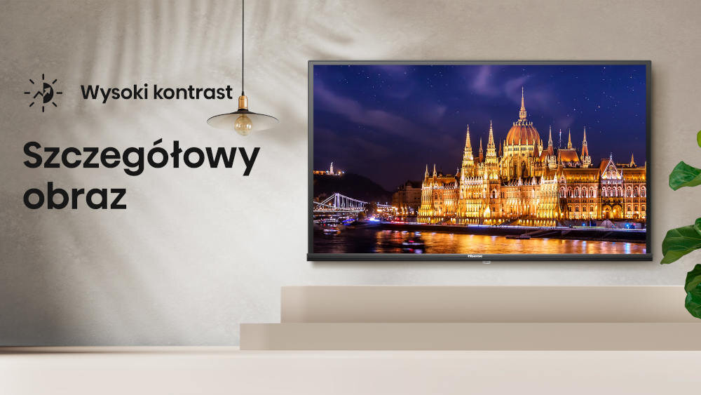 Telewizor HISENSE 40A4N - 	wysoki kontrast