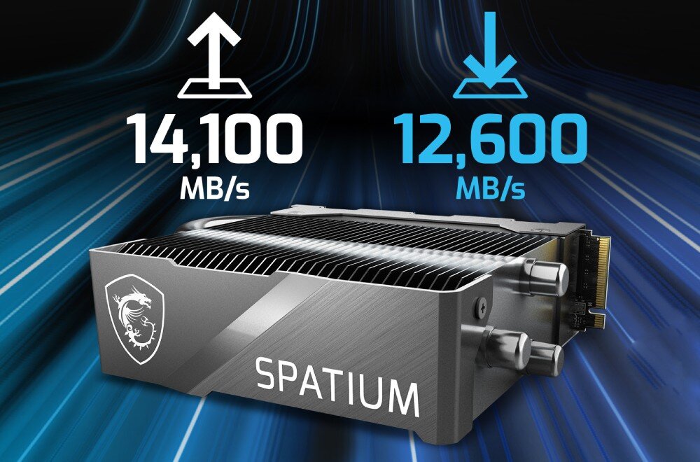 Dysk MSI Spatium M580 FROZR 4TB SSD wydajność prędkość odczyt zapis