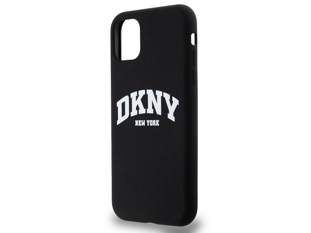 Etui DKNY Liquid Silicone White Printed Logo dla miłośników sportowego stylu i nowojorskiej atmosfery TPU, PC oraz silikonu trwałości i funkcjonalności