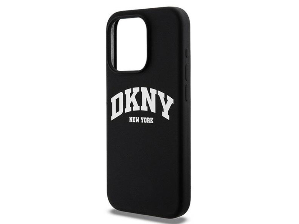 Etui DKNY Liquid Silicone White Printed Logo dla miłośników sportowego stylu i nowojorskiej atmosfery TPU, PC oraz silikonu trwałości i funkcjonalności