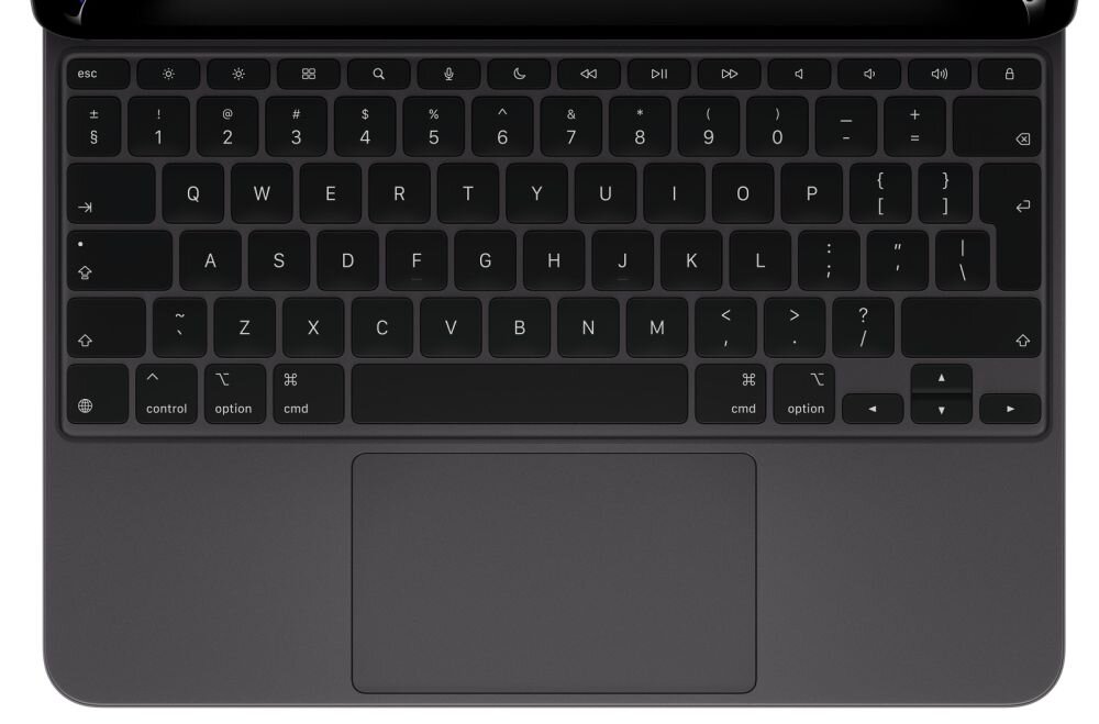 Klawiatura APPLE Magic Keyboard pisanie gesty multi touch