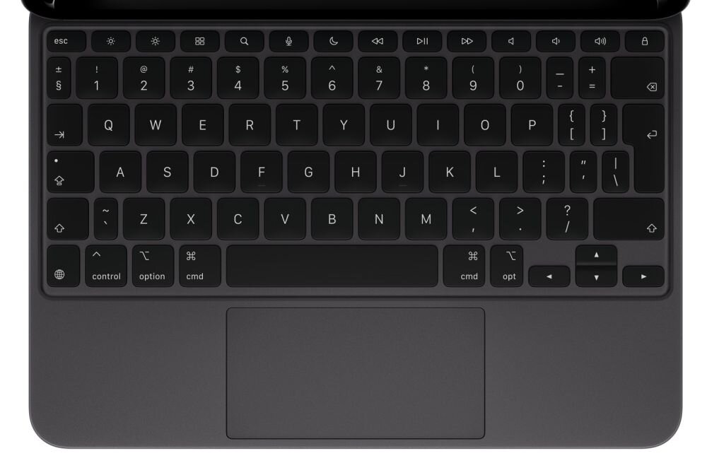 Klawiatura APPLE Magic Keyboard pisanie gesty multi touch