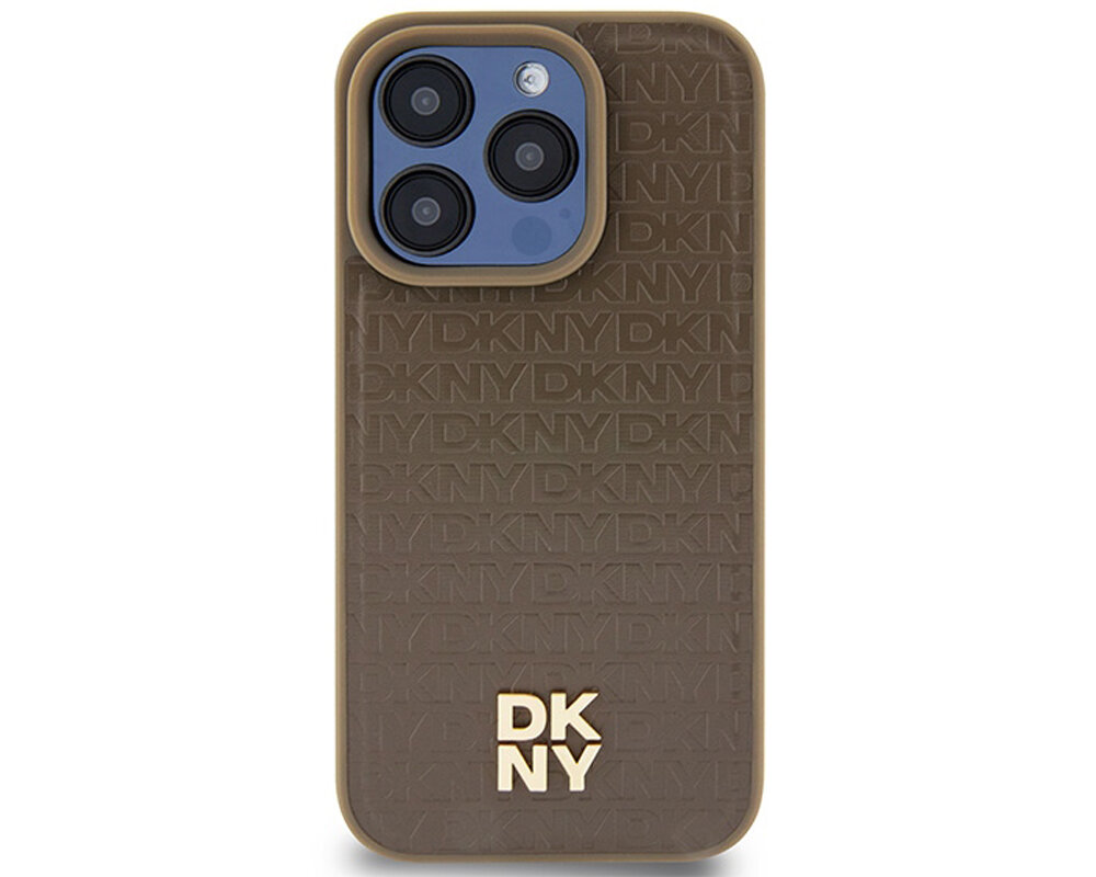 Etui DKNY Leather Pattern Metal Logo MagSafe olsniewajacy idealnie przylega wyrozniajacy sie wygoda chroni