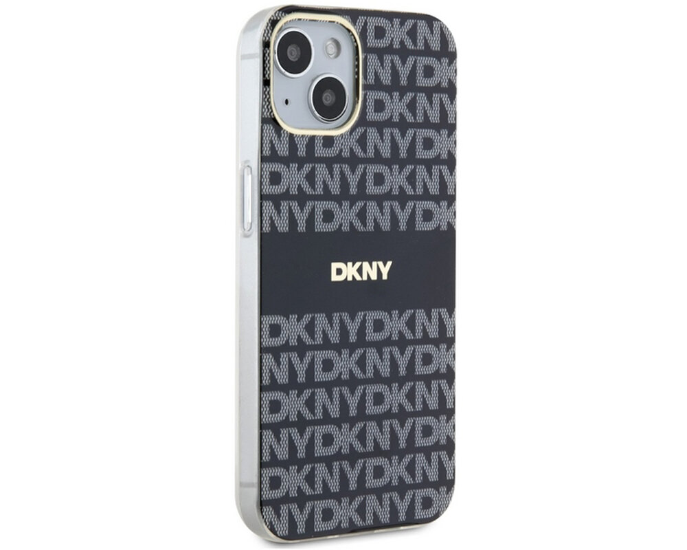 Etui DKNY IML Mono & Stripe MagSafe do Apple iPhone trwale materialy poliuretan magsafe