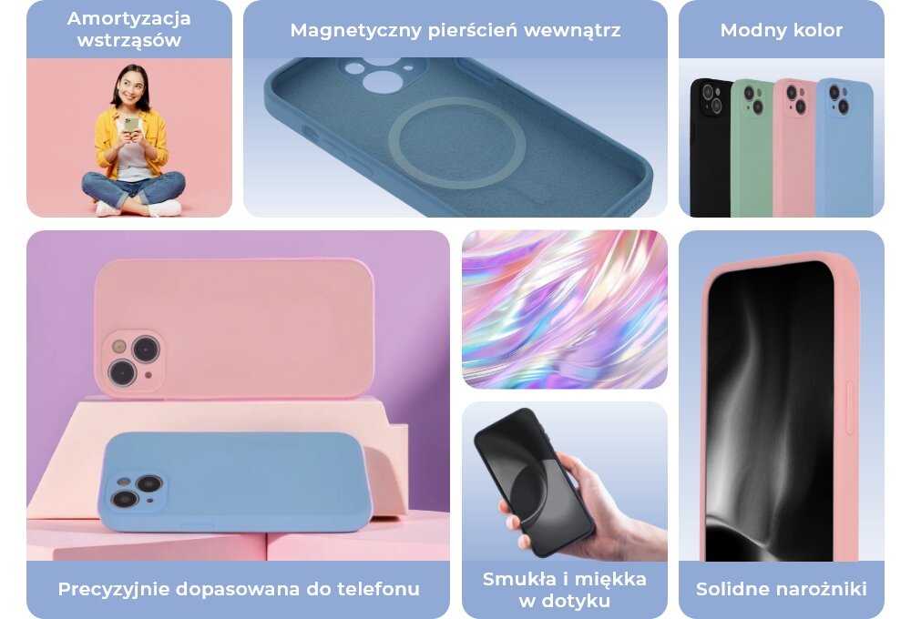 Etui TECTO SHIELD Soft Touch Mag ochrona zarysowania uderzenia dzialanie 