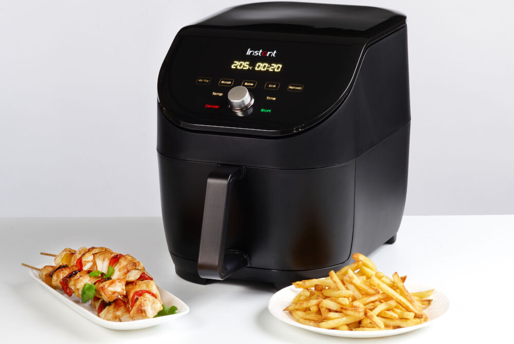 Frytkownica beztłuszczowa INSTANT POT Vortex Slim Srebrny Air Fryer wymiary cyrkulacja powietrza