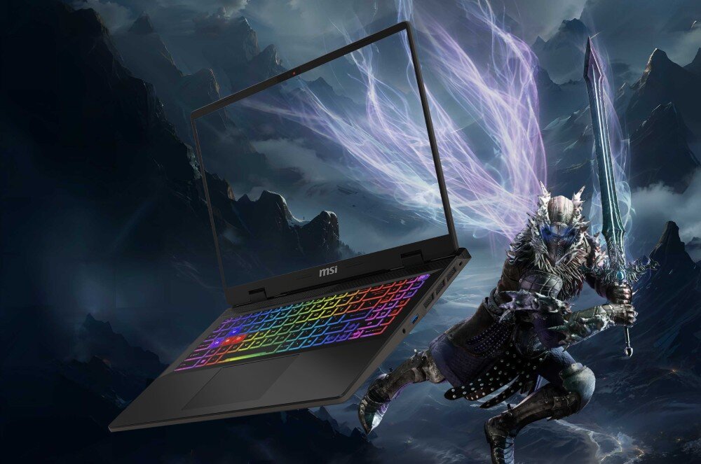 Laptop MSI Sword 16 HX B14VGKG-416XPL 16 IPS 240Hz i7-14700HX 16GB RAM 1TB SSD GeForce RTX4070 wygląd opis