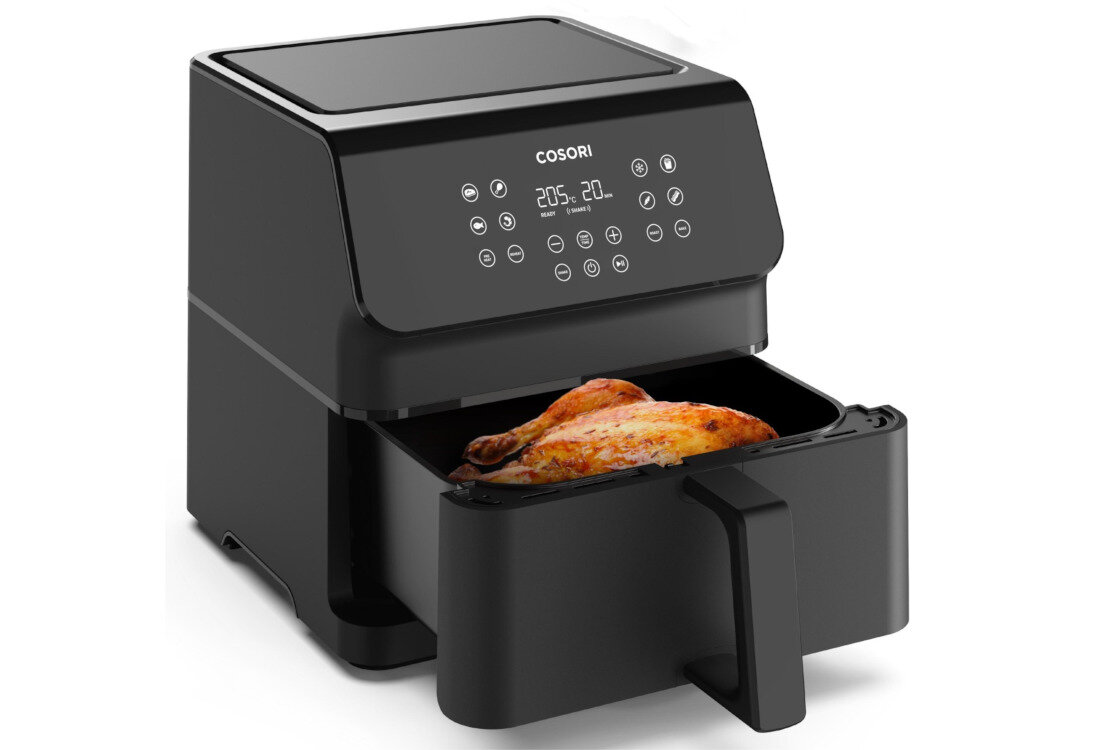 Frytkownica beztłuszczowa COSORI Premium II Czarny Air Fryer Zdrowe posiłki technologia cyrkulacji powietrza