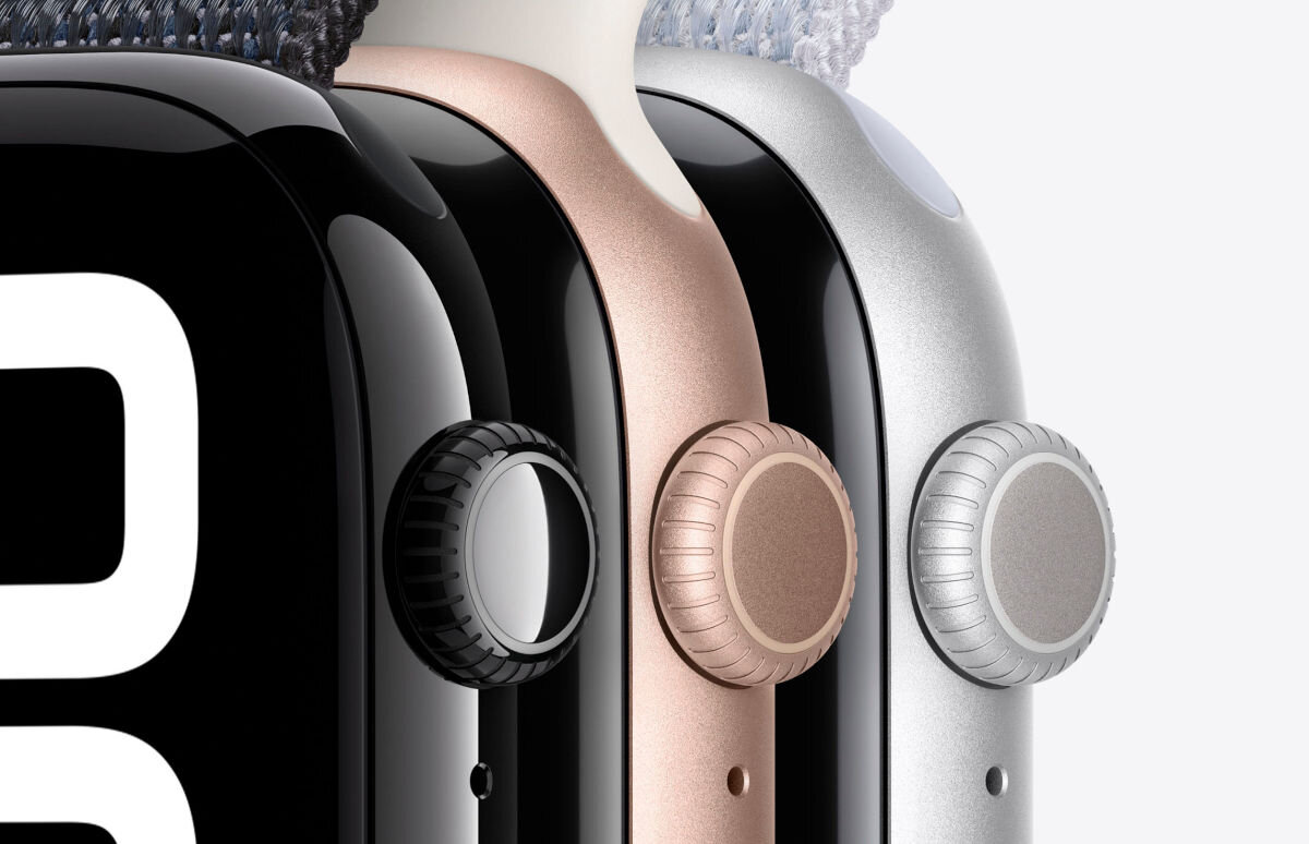 APPLE Watch 10 trzy warianty kolorystyczne polerowany tytan klasy lotniczej 20% lżejszy