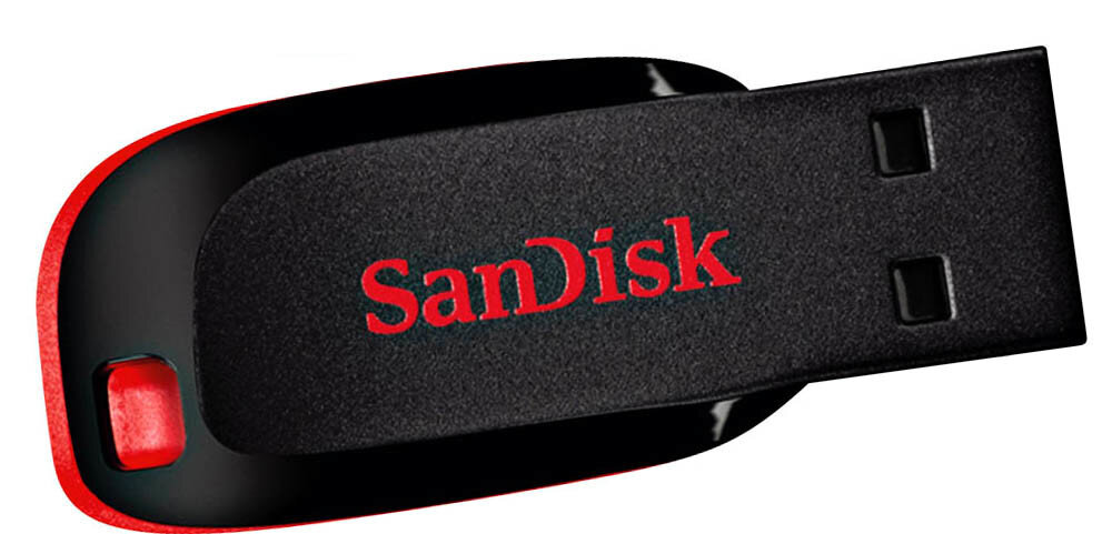 Pendrive SANDISK Cruzer Blade 64GB kompaktowy pojemny pamiec 